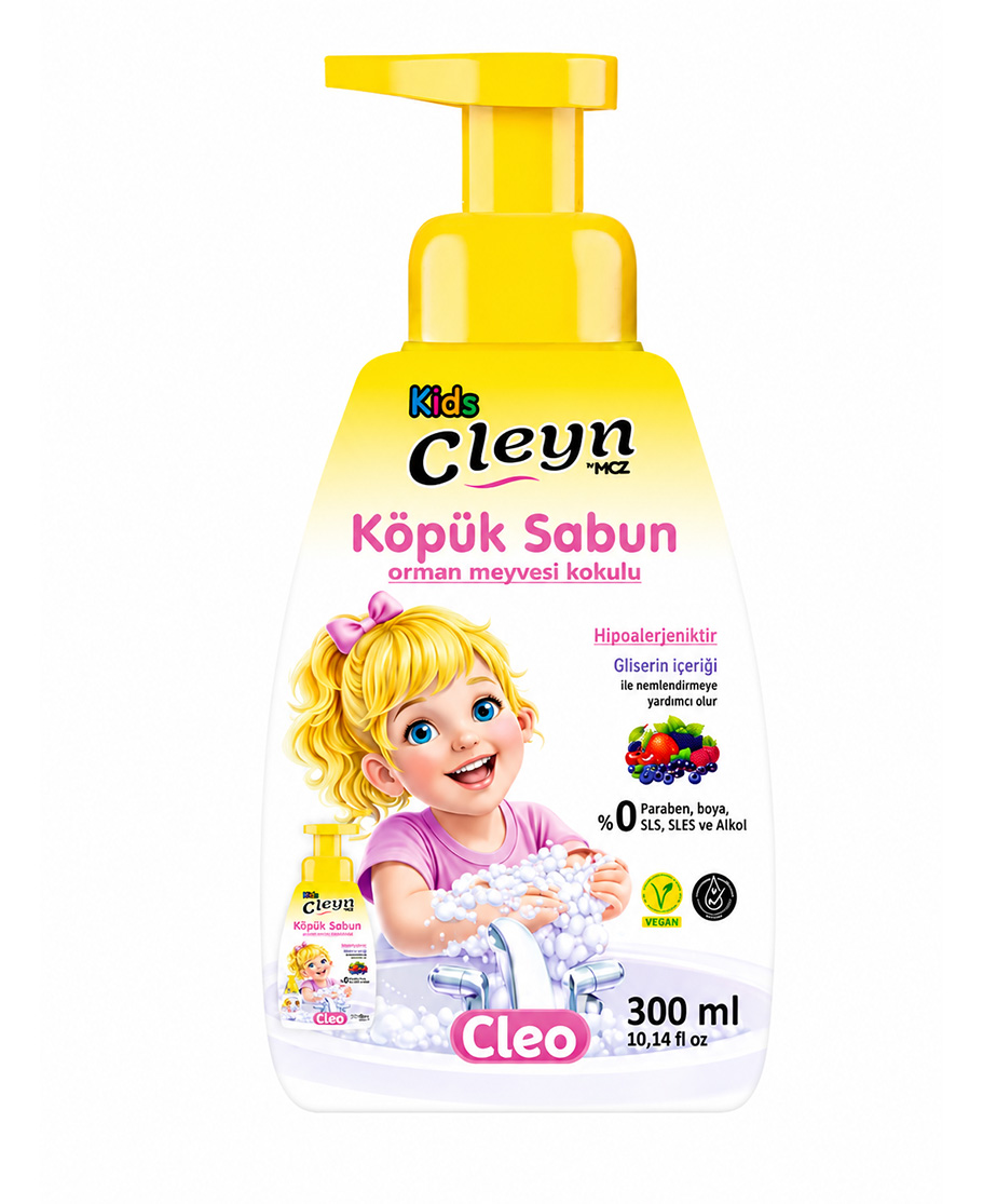 CLEO KÖPÜK SABUN ORMAN MEYVELİ 300 ML